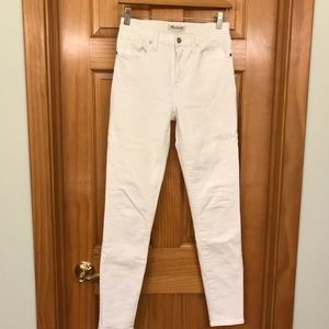 Madewell White Jeans